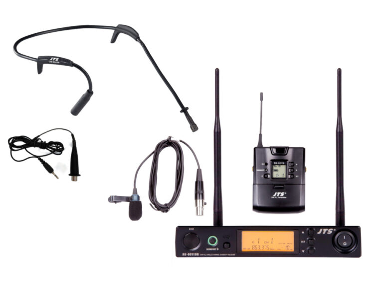 JTS 606.5-642 MHz RU-8000 Series Aerobics Package Black