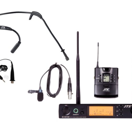 JTS 823-865 MHz RU-8000 Series Aerobics Package Black