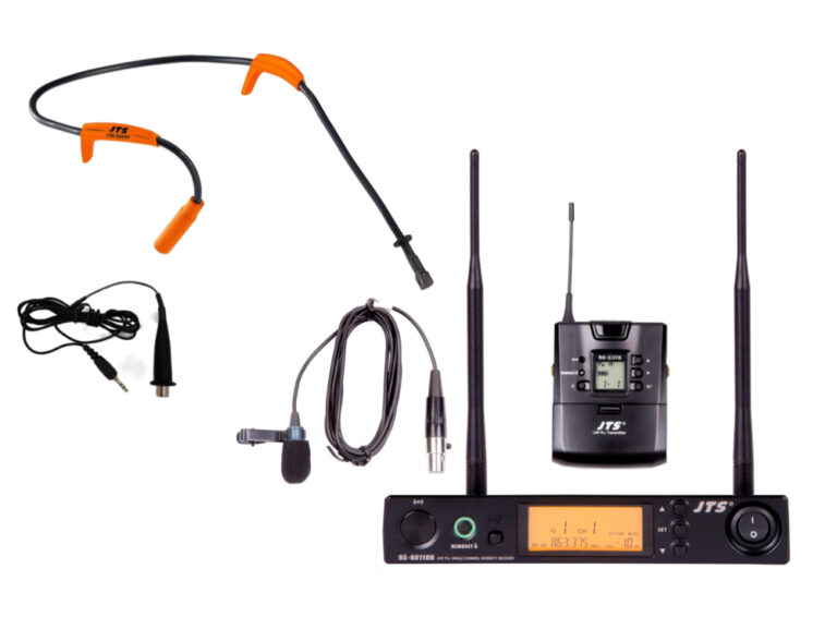 JTS 606.5-642 MHz RU-8000 Series Aerobics Package Orange