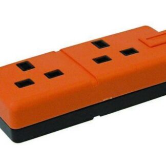Masterplug ELS132O-01 Masterplug 2 Gang 13A HD TSKT ORANGE