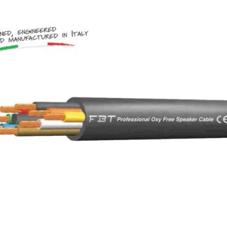 StageCore S825 Professional OFC Speaker Cable Black, Cond.8x2.5mm PVC Flex 13,6mm (100mt reel)