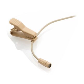 JTS CM-125iF Omni-directional Subminiature Lavalier Microphone, Beige