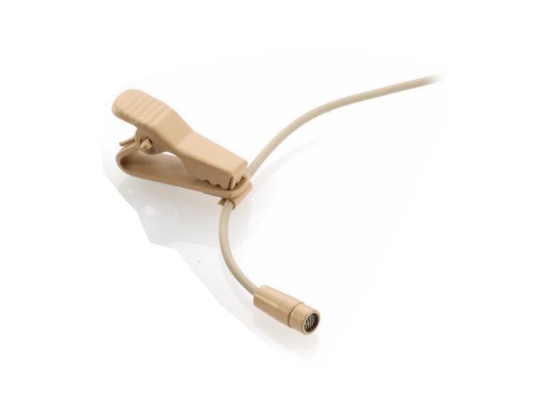 JTS CM-125iF Omni-directional Subminiature Lavalier Microphone, Beige