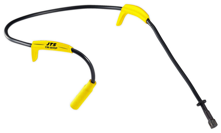 JTS CM-304SP - YEL Aerobic Headset Microphone c/w detachable cable, Yellow