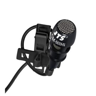 JTS CM-501Hi Condenser Uni-directional Lavalier Microphone (Hi Sensitivity) Black