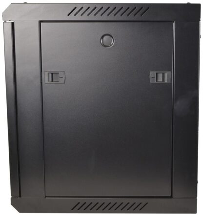 COBRA CWR-945 Wall Mounting Metal 19" Rack Cabinet Glass Door 9U 450mm Deep, Black, Complete Assembled - Image 2