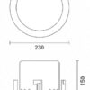 FBT  CSL 630TIC CSL 630 TIC - ABS In-Ceiling Speaker 6" + 1/2" - 30 Watts - Image 2