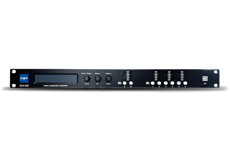 FBT Touring & Install DLM-260 FBT Digital Loudspeaker Management Processor, 2in, 6out