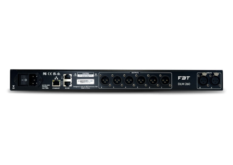 FBT Touring & Install DLM-260 FBT Digital Loudspeaker Management Processor, 2in, 6out - Image 2