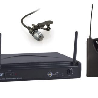 JTS E-6/E-6TB+CM-501 UHF single channel PLL diversity receiver with bodypack transmitter+lavalier microphone