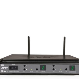 JTS E-7Du/E-7THD UHF Dual channel PLL diversity receiver with handheld transmitter