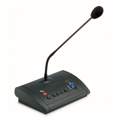FBT  MB-T 8004 Microphone console with gooseneck. switch, 4 zones, emergency buttons.