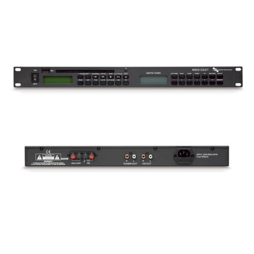 FBT  MS02-CD3/T Dual sections: 1. CD player-MP3/USB; 2. FM radio tuner