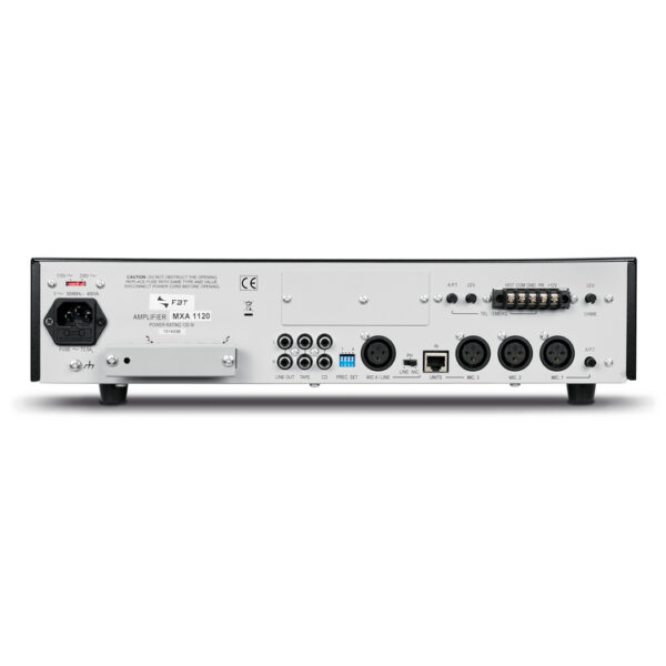 FBT Audio Contractor MXA1060 Integrated mixing amplifier - 60Wrms - Output for selected zones - 230V/115V - Image 2