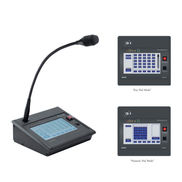 FBT Audio Contractor TSC6000-EN Table Top Touch  Screen Emergency Unit  Features