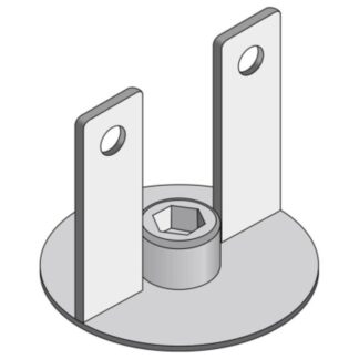 FBT  MS-J 210 Metal Bracket to fix MS-F 210 to Subwoofer