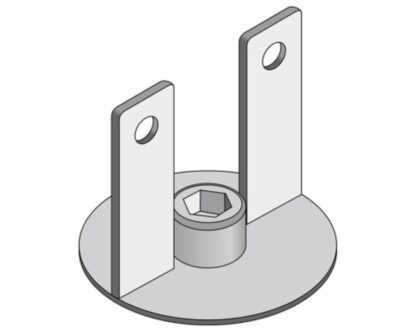 FBT  MS-J 210 Metal Bracket to fix MS-F 210 to Subwoofer