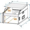 COBRA FC157 10U Slant/2U vertical with sliding laptop shelf - Image 4