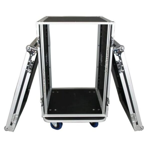 COBRA FC55 19" 16U Standard rack case. 9/10mm plywood.  Depth: 520mm. Lids: 70mm.  W/Wheels - Image 3