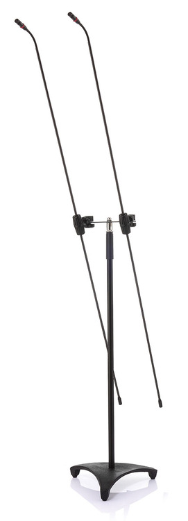 JTS FGM-170 Carbon Dual Dual Floor Stand Microphone with Carbon Boom