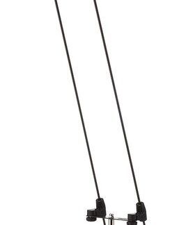 JTS FGM-62T Carbon Dual Dual Floor Stand Microphone with Carbon Boom (with JS-22 MXC)