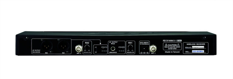 JTS IN-264R UHF PLL Dual Channel Diversity Dual Wireless Receiver - Image 2