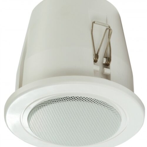 FBT  MCSL006/TWP Weatherproof ABS in-ceiling spk-4"-6W/3Wrms power taps,100V line tr