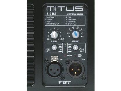 FBT  MITUS 210MA 2-way Active Stage monitor - 2x10" + 1,4" - 600Wrms+300Wrms - Image 3