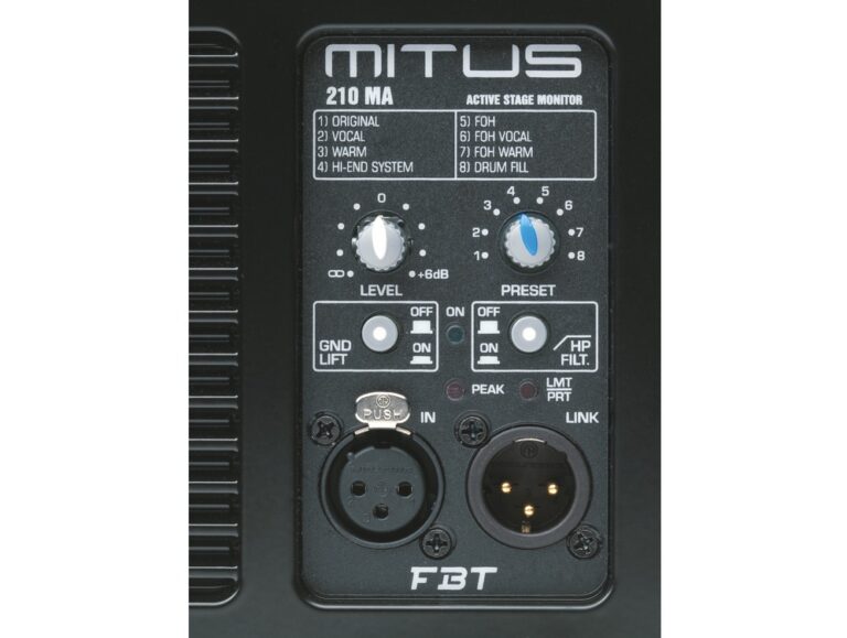 FBT Touring & Install MITUS 210MA 2-way Active Stage monitor - 2x10" + 1,4" - 600Wrms+300Wrms - Image 3