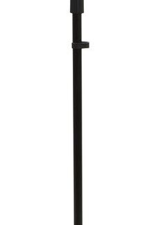 StageCore MSA 400BK Straight Microphone Stand with heavy, round cast-iron base
