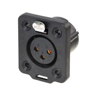 Neutrik NC3FDX-TOP NC3FDX-TOP - Neutrik 3 pole XLR female chassis socket - TOP