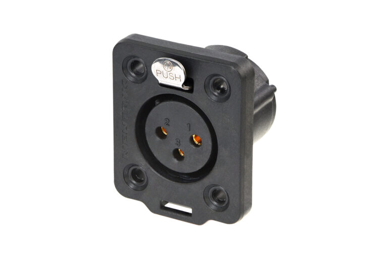 Neutrik NC3FDX-TOP NC3FDX-TOP - Neutrik 3 pole XLR female chassis socket - TOP