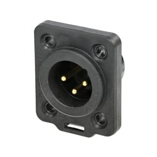 Neutrik NC3MDX-TOP NC3MDX-TOP - Neutrik 3 pole XLR male chassis socket - TOP
