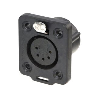 Neutrik NC5FDX-TOP 5 pole XLR female chassis socket - TOP