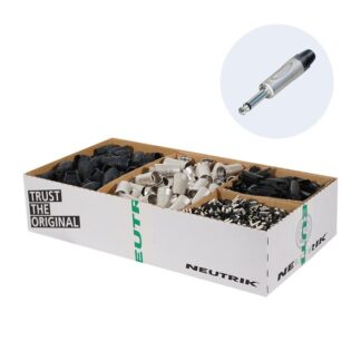 Neutrik NP2X-D 1/4" ultra slim professional phone plug Disassembled box of 100