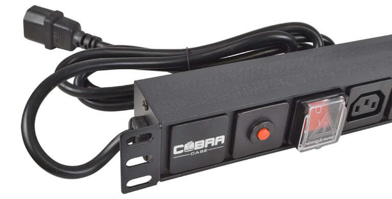 COBRA CW-PDU02 19" PDU with 6 x IEC Socket to IEC Plug, 1.8m Cable - Image 3