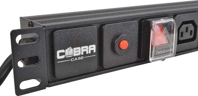 COBRA CW-PDU02 19" PDU with 6 x IEC Socket to IEC Plug, 1.8m Cable - Image 5