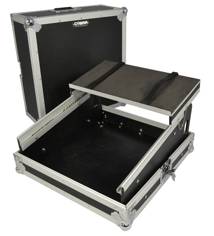 COBRA FC171 10U Mixer Flight Case  with Sliding Laptop Shelf