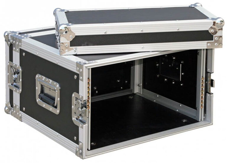 COBRA FC52 19" 6U Standard rack case. 9/10mm plywood.  Depth: 520mm. Lids: 70mm. - Image 2