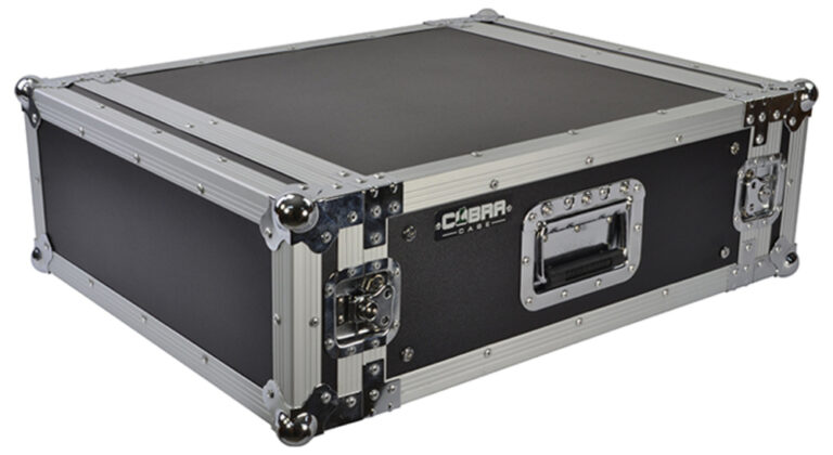 COBRA FC51 19" 4U Standard rack case. 9/10mm plywood.  Depth: 520mm. Lids: 70mm.