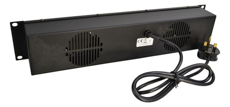 StageCore RK2FAN 19" 2U Rackmount Fan Panel with 2 x 80mm Pre-fitted Fans - Image 4