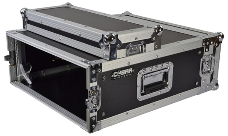 COBRA FC51 19" 4U Standard rack case. 9/10mm plywood.  Depth: 520mm. Lids: 70mm. - Image 2