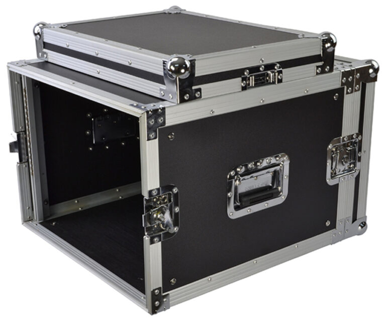 COBRA FC53 19" 8U Standard rack case. 9/10mm plywood.  Depth: 520mm. Lids: 70mm. - Image 2