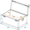 COBRA FC82 Stacking Case 800 x 400 x 430mm - Image 4