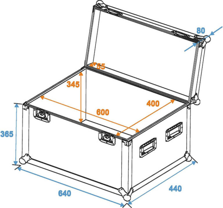 COBRA FC74 Stacking Case 575 x 415 x 370mm - Image 5