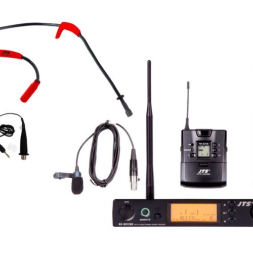 JTS 823-865 MHz RU-8000 Series Aerobics Package Red