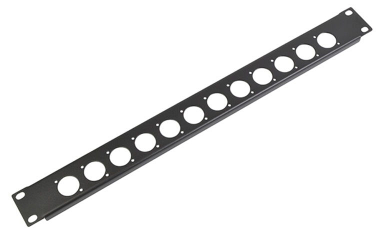 StageCore RK12N 19" 1U Connector Panel, 12 Way