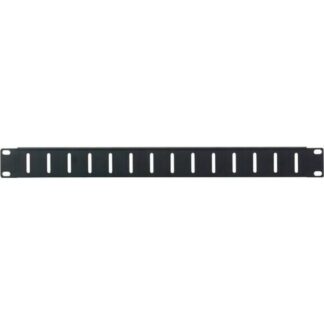 StageCore RK1NV 19" 1U Vent Rack Panel with Black Finish