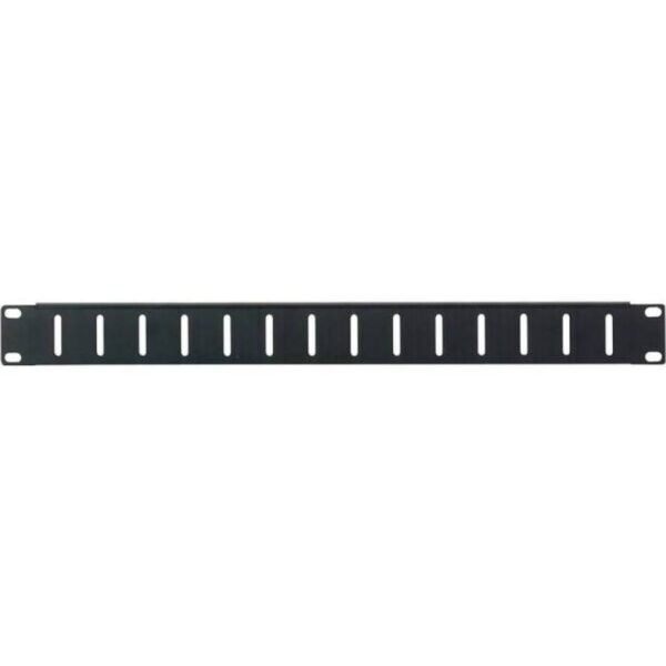 StageCore RK1NV 19" 1U Vent Rack Panel with Black Finish