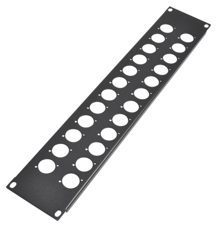 StageCore RK24N 19" 1U Connector Panel, 24 Way